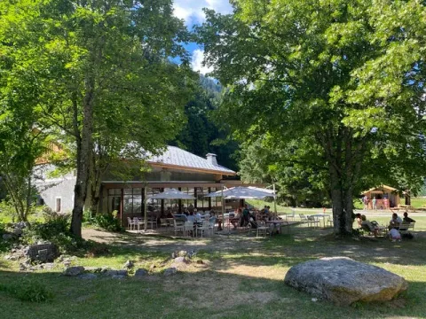 Terrasse en été